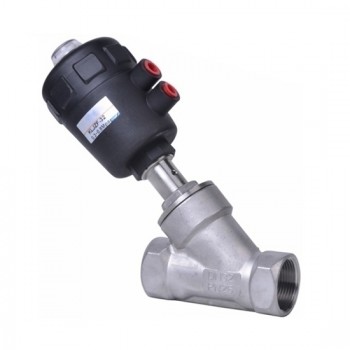 2-1/2" Pneumatic Angle Seat Valve, 2 Way, 2 Position 2-1/2" Pneumatic Angle Seat Valve, 2 Way, 2 Position