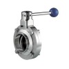 1.5 Inch Stainless Steel Sanitary Butterfly Valve 1.5 Inch Stainless Steel Sanitary Butterfly Valve