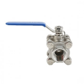 3  Piece Stainless Steel Ball Valve, 1/2 Inch 3  Piece Stainless Steel Ball Valve, 1/2 Inch