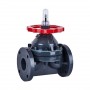 5" Flanged Diaphragm Valve, UPVC/ CPVC