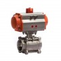 1" Pneumatic Ball Valve, 2 Way/ 3 Way