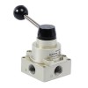 G3/8" Hand Lever Valve, 4 Way, 2 Position G3/8" Hand Lever Valve, 4 Way, 2 Position