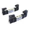 Pneumatic Double Solenoid Valve, 5 Way, 12V/24V/110V/220V