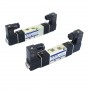 Pneumatic Double Solenoid Valve, 5 Way, 12V/24V/110V/220V