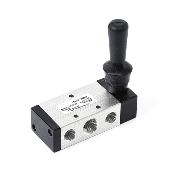 Pneumatic Hand Lever Valve, 5 Way, 2 Position Pneumatic Hand Lever Valve, 5 Way, 2 Position